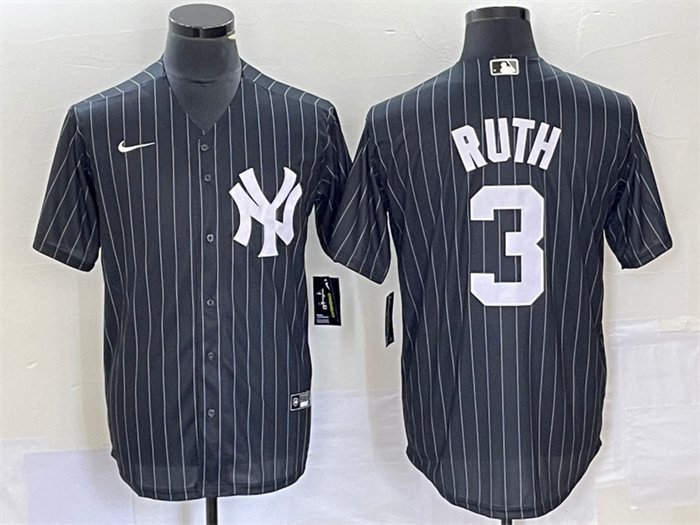 Men's New York Yankees - #3 Babe Ruth Cool Base Stitched