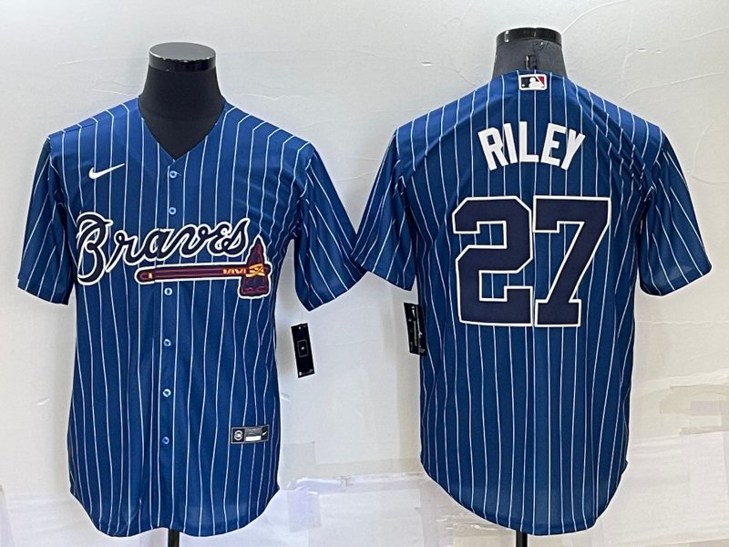 Austin Riley #27 Atlanta Braves Team 2021 MLB All-Star Jersey – Navy – All  Stitched, Embroidery – Pixorcenter