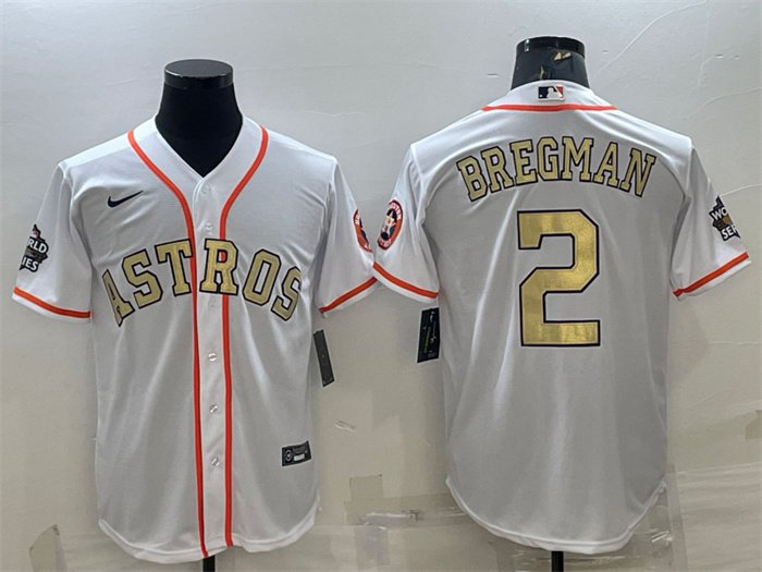 Baseball Jerseys New Houston Astros #2 Alex Bregman Navy