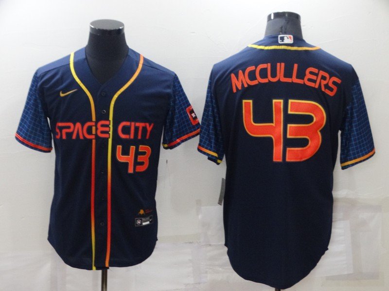 Lance McCullers 43 Jr. Houston Astros Men's Jersey 2022-23 City Connect -  Navy - Dingeas