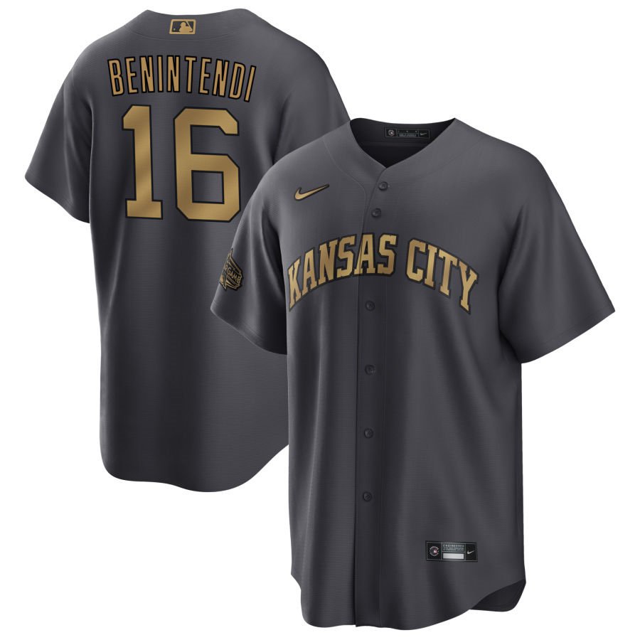 Andrew Benintendi 2022 Kansas City Royals Gray Baseball Player Jersey —  Ecustomily