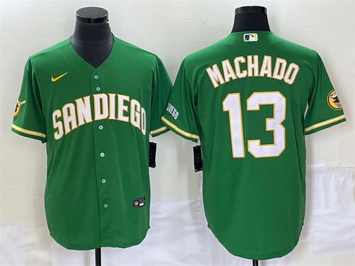 Manny Machado #13 San Diego Padres Tan Flex Base Stitched Jersey Pick Size.