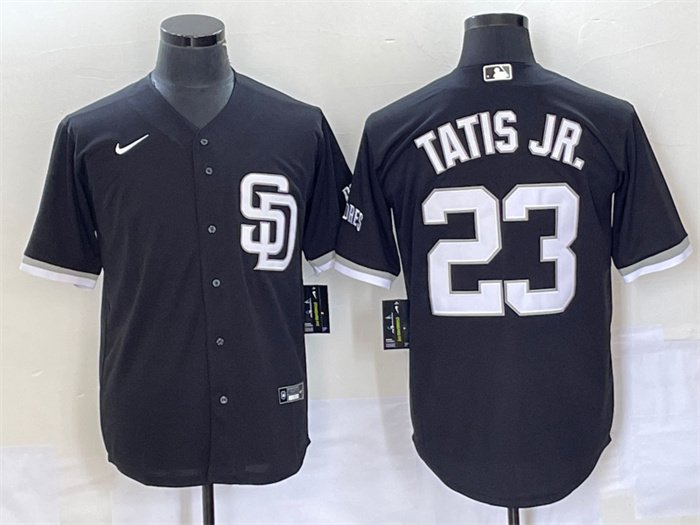 Youth Fernando Tatis Jr. San Diego Padres Replica Black Pitch Fashion Jersey