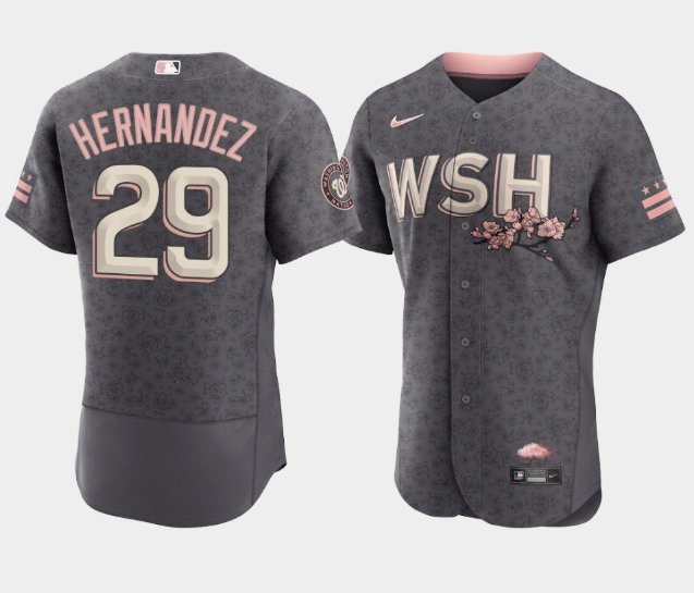 Yadiel Hernandez Game-Used City Connect Jersey - 5/28/2022, 6/18