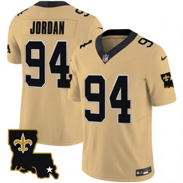 Cameron Jordan Gold 1987 Legacy Cool Base Stitched Jersey