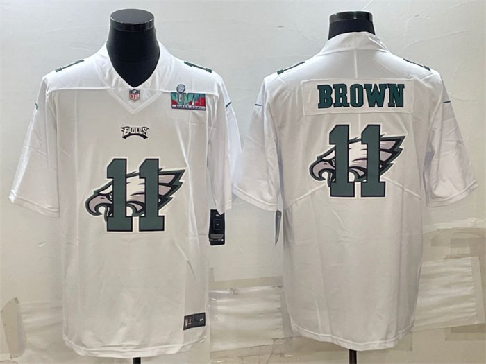 A.J. Brown #11 Philadelphia Eagles Black Vapor Stitched Jersey