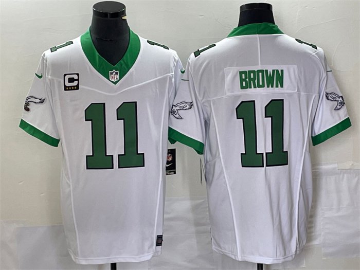 Philadelphia Eagles A.J. Brown Vapor F.U.S.E. Limited Green Jersey