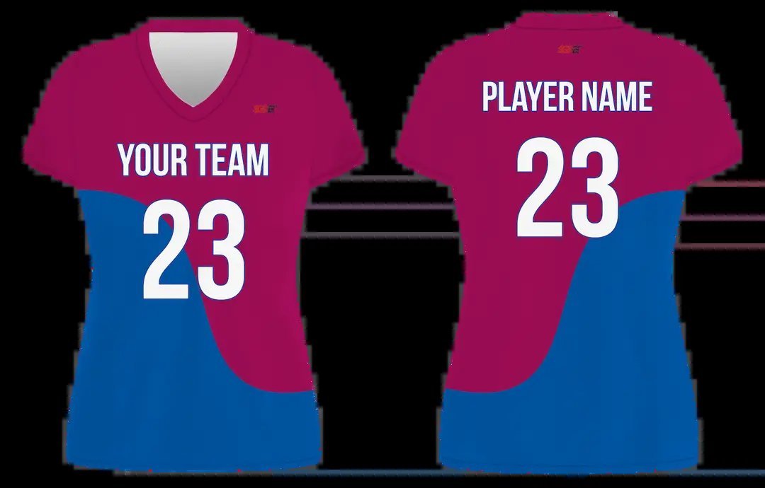 Unisex Customised Sports Jersey - Blue Waves main image 0