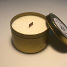 6 oz Soy Candle Infused with Hemp Oil (Tin)