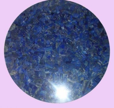 18" coffee corner marble inlay stone table top use room and decor wall malachite blue