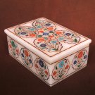 8"x6" marble trinket jewelery box inlay