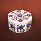 4.5" marble trinket jewelery box inlay