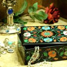 8"x6" marble trinket jewelery box inlay