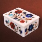 6"x4" marble trinket jewelery box inlay
