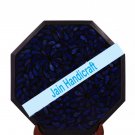 18" coffee corner marble inlay stone table top use room and decor wall malachite blue