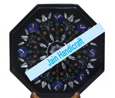 12" coffee corner marble inlay stone table top use room and decor wall malachite