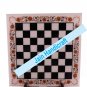 18" coffee corner marble inlay stone chess table top  and decor blue malachite