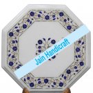 15" coffee corner marble inlay stone table top  and decor blue malachite