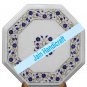 15" coffee corner marble inlay stone table top  and decor blue malachite