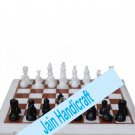 2' coffee corner marble inlay stone white chess table top  and decor malachite