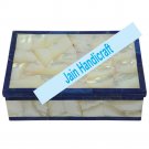 6"x4" marble trinket jewelery box inlay malachite