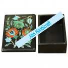 6"x4" marble trinket jewelery box inlay malachite