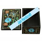 8"x6" marble trinket jewelery box inlay malachite