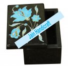 8"x6" marble trinket jewelery box inlay malachite