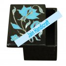 8"x6" marble trinket jewelery box inlay malachite