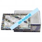 8"x6" marble trinket jewelery box inlay malachite