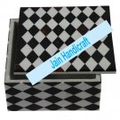8"x6" marble trinket jewelery box inlay malachite