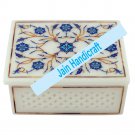 6"x4" marble trinket jewelery box inlay malachite