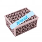 6"x4" marble trinket jewelery box inlay malachite