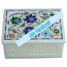 8"x6" marble trinket jewelery box inlay malachite