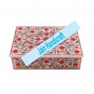 8"x6" marble trinket jewelery box inlay malachite