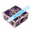 6" marble trinket jewelery box inlay malachite