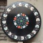 2' coffee corner marble inlay stone table top  and decor malachite