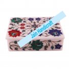 7"x5" marble trinket jewelery box inlay malachite