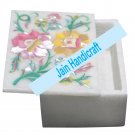 8"x6" marble trinket jewelery box inlay malachite