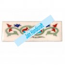 4"x12" Stone Marble Inlay Tiles Pietra Dura Art Home Decor decorate b4