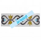 4"x12" Stone Marble Inlay Tiles Pietra Dura Art Home Decor decorate b4