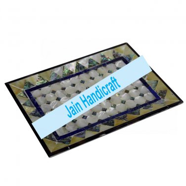 12"x18" Marvelous Marble tray Multi Floral Kitchen Decor inlay malachite