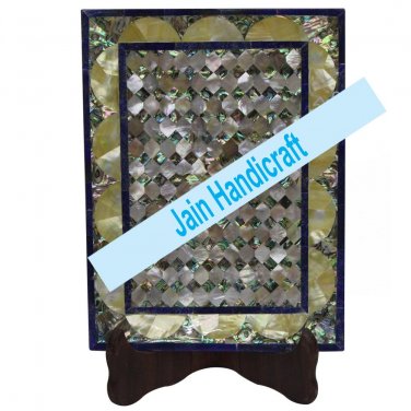 9"x12" Marvelous Marble tray Multi Floral Kitchen Decor inlay malachite