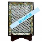 9"x12" Marvelous Marble tray Multi Floral Kitchen Decor inlay malachite