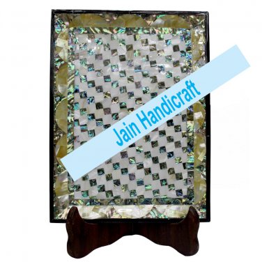 9"x12" Marvelous Marble tray Multi Floral Kitchen Decor inlay malachite
