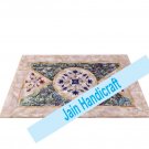 12"x18" Marvelous Marble tray Multi Floral Kitchen Decor inlay malachite