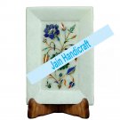 9"x12" Marvelous Marble tray Multi Floral Kitchen Decor inlay malachite