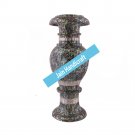 12" marble vase pot  flower home decor inlay malachite