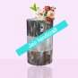 6" marble vase pot  flower home decor inlay malachite