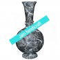 12" marble vase pot  flower home decor inlay malachite